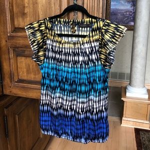 Limited short sleeve casual colorful top